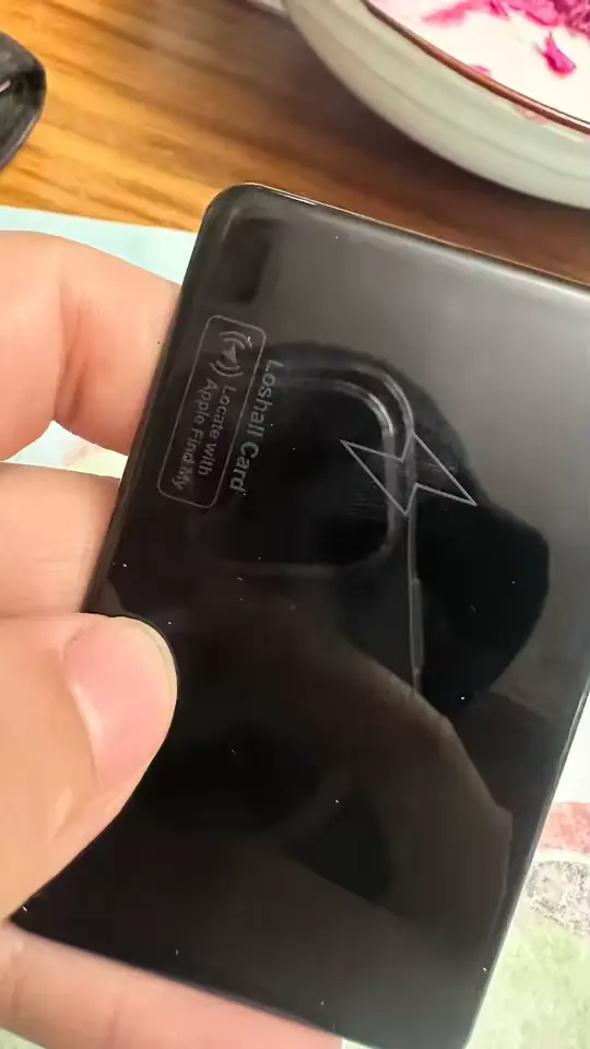 Close-up of the sleek FindCard Pro